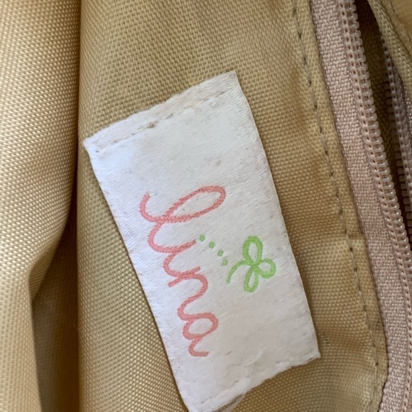 Lina Elegant Tan Crochet Tote Bag - Picture 7 of 7